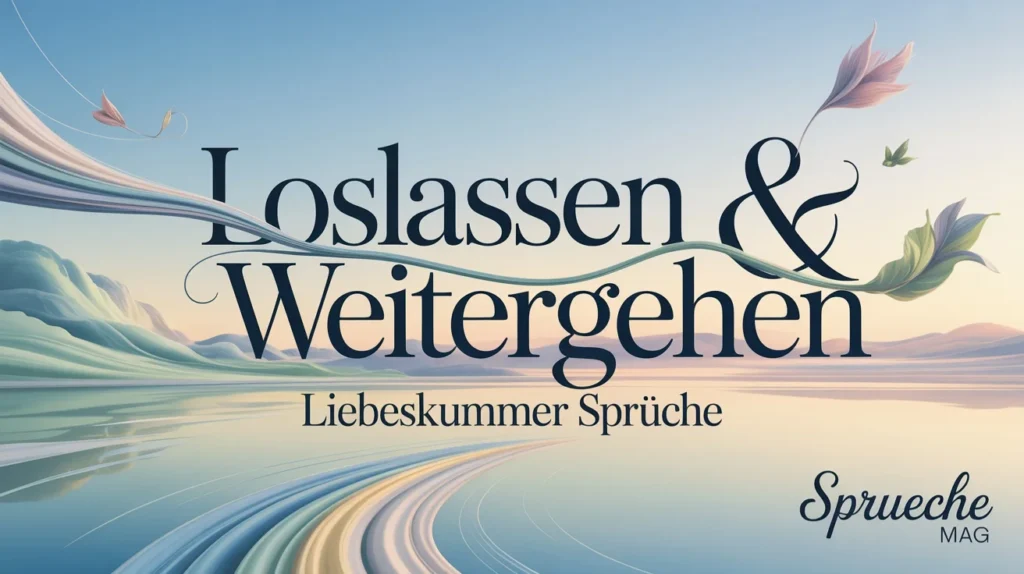 Liebeskummer Sprüche zum Loslassen und Weitergehen