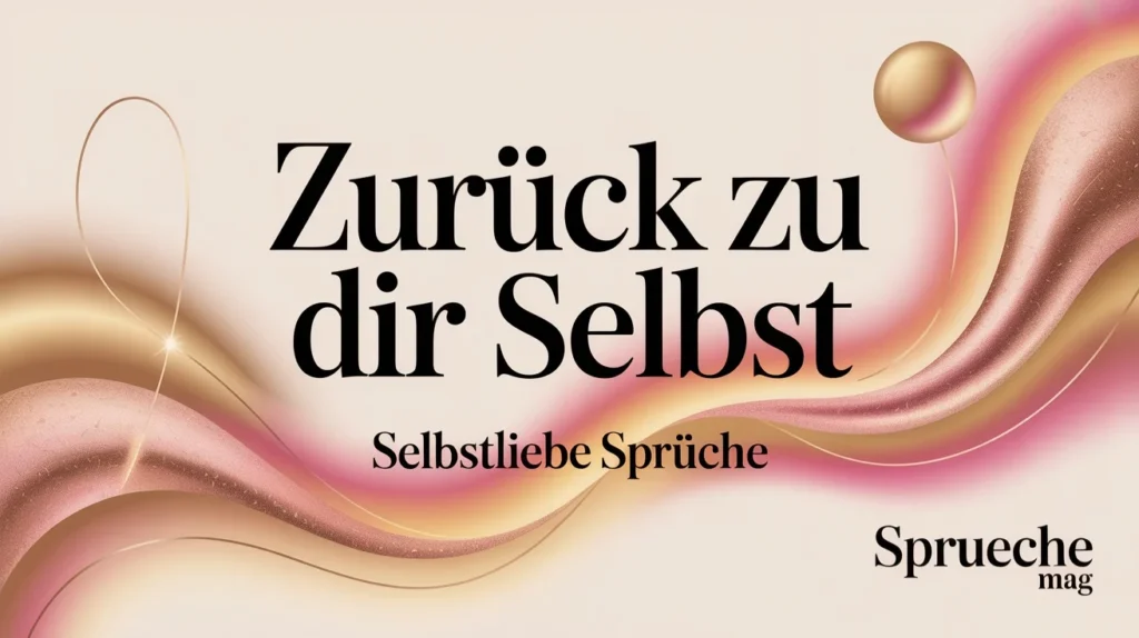 Selbstliebe Sprüche nach Liebeskummer - Zurück zu dir selbst